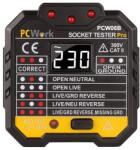 UNI-T Tester priza, CAT II 300V, PCWork PCW06B (PCW06B)
