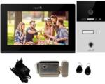 Mentor Kit VideoInterfon WiFi 1 familie Mentor SYKT087B 7 inch AHD 2MP 24V 2 fire 5in1 Negru (MMDSYKT087B)