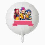 Personalizabil Balon rotund alb personalizabil K-Pop 24 cm
