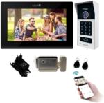 Mentor Kit VideoInterfon WiFi 1 familie Mentor SYKT072B 10.1 inch FHD 2MP IP65 2 fire Negru (MMDSYKT072B)