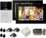 Mentor Kit VideoInterfon WiFi 2 familii Mentor SYKT084B 10.1 inch AHD 2MP 24V 2 fire Negru (MMDSYKT084B)