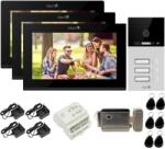 Mentor Kit VideoInterfon WiFi 3 familii Mentor SYKT081B 7 inch AHD 2MP 24V 2 fire Negru (MMDSYKT081B)