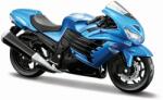 Maisto MOTOCICLETA METALICA CU STAND EDITIE SPIECIALA KAWASAKI NINJA ZX 14R SCARA 1 LA 18 (MST39025_NinjaZX14R) - mercaton