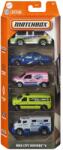 Mattel Matchbox Set 5 Masinute Metalice Mbx City Drivers V Scara 1 La 64 (mtc1817_jbx21)