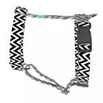 april & june Fekete-fehér cikcakk - Kutyahám és Macskahám - Black and White ZigZag - april & june (anj-h-124-XS-15-P)