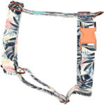 april & june Kék és rózsaszín trópusi levelek - Kutyahám és Macskahám - Blue and Pink Tropical Leaves - april & june (anj-h-221-XS-15-R)