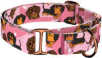 april & june Tacskó, rózsaszín - Kutya Félfojtó Nyakörv - april & june (anj-MC-165-S-15-R)