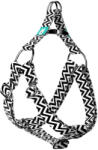 april & june Fekete-fehér cikcakk - Belelépős Kutyahám - Black and White ZigZag - april & june (anj-sih-124-XXS-15-S)