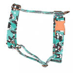 april & june Boston Terrier, kék - Kutyahám és Macskahám - Boston Terrier, blue - april & june (anj-h-168-XS-15-R)