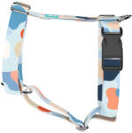 april & june Pasztell kék és barack - Kutyahám és Macskahám - Pastel blue and peach - april & june (anj-h-253-XS-15-P)