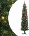 vidaXL С изкуствено коледно дърво с 300 LED светодиода Зелен 210 cm (3394956)