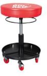  szerelőszék, forgó ülőrész, állítható magasság + szerszámtartó tálca, 5kerék (TR6201CX) - autoszerszam