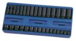 Genius Tools légkulcsfej készlet, metrikus, hosszú és normál, 3/8", 32 darabos (CM-332M)