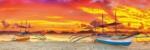DIMEX ART Фототапет за кухня - кораб 180 x 60 см