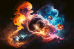 DIMEX ART Флизелинов фототапет космически дим 375 x 250 см