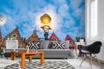 DIMEX ART Самозалепваща се флизелинова фототапета гроте скуеър март 375 x 250 см