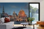 DIMEX ART Самозалепваща се флизелинова фототапета къщата на черноглавите 375 x 250 см