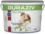 Duraziv Vopsea Lavabila Alba, Fara Miros, Pentru Interior, Duraziv Ecolabel Cu Kauciuc, 10L / Palet 30 Bucati