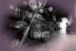 DIMEX ART Флизелинов фототапет стар ретро мотоциклет 375 x 250 см