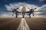 DIMEX ART Флизелинов фототапет исторически военен самолет 375 x 250 см