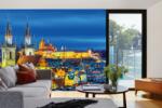 DIMEX ART Самозалепваща се флизелинова фототапета прага, нощен изглед 375 x 250 см
