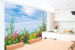 DIMEX ART Самозалепваща се флизелинова фототапета билка с небе 375 x 250 см