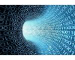 DIMEX ART Самозалепваща се флизелинова фототапета 3d двоичен поток 375 x 250 см