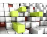 DIMEX ART Самозалепваща се флизелинова фототапета 3d кубчета 375 x 250 см