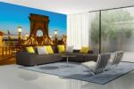 DIMEX ART Самозалепваща се флизелинова фототапета мостът в будапеща 375 x 250 см