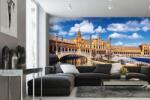 DIMEX ART Самозалепваща се флизелинова фототапета плаза де испания, севиля 375 x 250 см