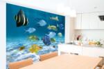 DIMEX ART Самозалепваща се флизелинова фототапета пасаж риби 375 x 250 см