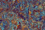 DIMEX ART Флизелинов фототапет цветен мраморен фон 375 x 250 см