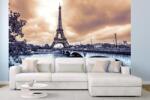 DIMEX ART Самозалепваща се флизелинова фототапета айфелова кула в дъжда 375 x 250 см