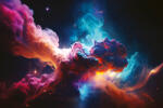 DIMEX ART Флизелинов фототапет пъстър дим 375 x 250 см