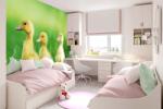 DIMEX ART Самозалепваща се флизелинова фототапета пилета в трева 375 x 250 см