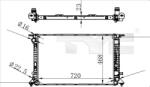 TYC Radiator, racire motor TYC 702-0038 (702-0038) - fixbox