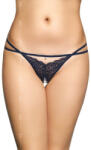 SoftLine Collection Csipkés nyitott kék tanga - M/L (5906340739080)