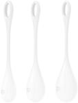 Satisfyer Yoni Power 1 - gésagolyó szett - fehér (3 részes) (NK4049369043835)