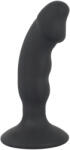 Black Velvets - akkus, péniszes anál vibrátor (fekete) (NK05934430000)