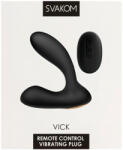 SVAKOM Vick - vízálló prosztata és G-pont vibrátor (fekete) (NK05957800000)