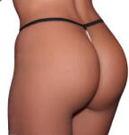 Poppy Dia gyöngyös fekete tanga (89027613)