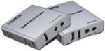 Premiumcord HDMI KVM extender cu 2xUSB până la 60m cu audio printr-un cablu Cat5/6