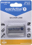 everActive Baterie Reincarcabila Ni-MH 6F22 9V 250 mAh Silver Line (EVHRL22-250) Baterie reincarcabila
