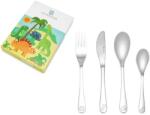 Zilverstad Gyermek evőeszköz Dinoszauruszok, 4 db-os készlet