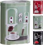 Gastro Kávés doboz, fém, különböző színek, magasság: 190 mm, hossz: 135 mm, szélesség: 75 mm