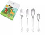 Zilverstad Gyermek evőeszköz készlet Erdei állatok, 4 db-os