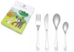 Zilverstad Gyermek evőeszköz Háziállatok, 4 db-os készlet