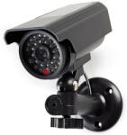 Nedis cameră de supraveghere falsă cu LED intermitent/ bullet/ IP44/ exterior/ negru