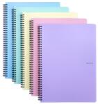 PASTELINi Spirálfüzet vonalas PASTELINI A/4 60 lapos vegyes színekben (8-078) - vectraline