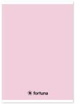Fortuna Füzet vonalas FORTUNA Monocolor A/5 32 lapos 21-32 4-8. osztályos pasztell rózsaszín (01.02090) - vectraline